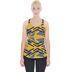 Abstract Pattern Geometric Backgrounds Piece Up Tank Top by Eskimos