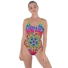 Rainbow Mushroom Mandala Bring Sexy Back Swimsuit by steampunkbabygirl