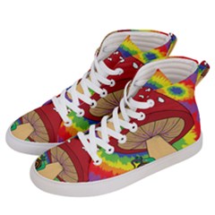 Wizard Snail Women s Hi-top Skate Sneakers by steampunkbabygirl