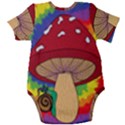 Wizard Snail Baby Short Sleeve Onesie Bodysuit View2