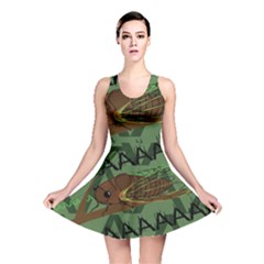 Cicada Reversible Skater Dress