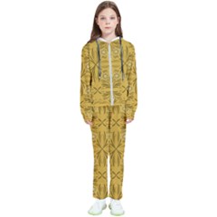 Folk Flowers Print Floral Pattern Ethnic Art Kids  Tracksuit by Eskimos