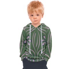 Folk Flowers Print Floral Pattern Ethnic Art Kids  Overhead Hoodie by Eskimos