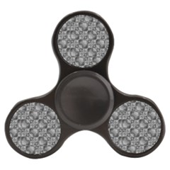 Black And Grey Rocky Geometric Pattern Design Finger Spinner by dflcprintsclothing