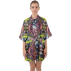 Img 17112021 072750 (6000 X 6000 Pixel) Half Sleeve Satin Kimono  by Drippycreamart