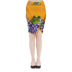 Froggie Midi Wrap Pencil Skirt