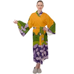 Froggie Maxi Velour Kimono