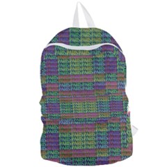 Paris Words Motif Colorful Pattern Foldable Lightweight Backpack by dflcprintsclothing