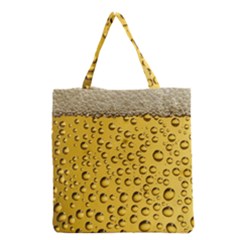 Beer Bubbles Grocery Tote Bag by Wegoenart