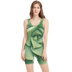 Echeveria Imbricata Closeup Photo Women s Wrestling Singlet by dflcprintsclothing