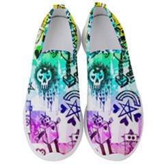 Rainbow Scene Kid Sketches Men s Slip On Sneakers by ArtistRoseanneJones