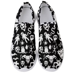 Monsters Men s Slip On Sneakers by ArtistRoseanneJones