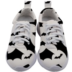 Deathrock Bats Kids Athletic Shoes by ArtistRoseanneJones