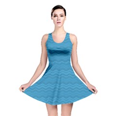 Sea Waves Reversible Skater Dress by Sparkle