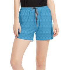 Sea Waves Women s Runner Shorts by Sparkle