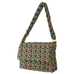 Color Spots Full Print Messenger Bag (m) by Sparkle