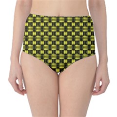 Glow Pattern Classic High-waist Bikini Bottoms by Sparkle