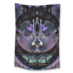 The High Priestess Card Large Tapestry by MRNStudios