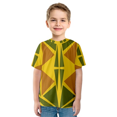  Abstract Geometric Design   Geometric Fantasy  Terrazzo  Kids  Sport Mesh Tee by Eskimos