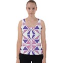 Abstract pattern geometric backgrounds  Velvet Tank Top View1