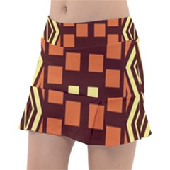 Abstract Pattern Geometric Backgrounds  Classic Tennis Skirt by Eskimos