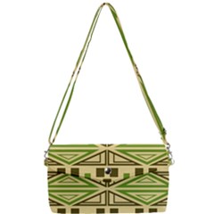 Abstract Pattern Geometric Backgrounds  Removable Strap Clutch Bag by Eskimos