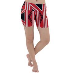 Abstract pattern geometric backgrounds  Lightweight Velour Yoga Shorts