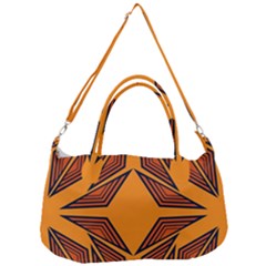 Abstract Pattern Geometric Backgrounds  Removal Strap Handbag by Eskimos