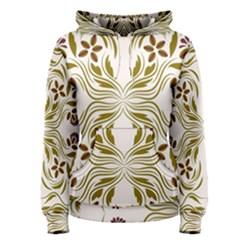 Folk Flowers Print Floral Pattern Ethnic Art Women s Pullover Hoodie by Eskimos