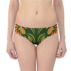 Folk Flowers Print Floral Pattern Ethnic Art Hipster Bikini Bottoms by Eskimos