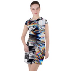Rainbow Assault Drawstring Hooded Dress by MRNStudios