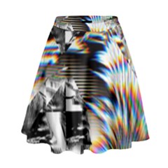 Rainbow Assault High Waist Skirt by MRNStudios