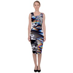 Rainbow Assault Sleeveless Pencil Dress by MRNStudios