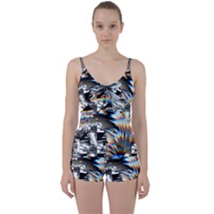 Rainbow Assault Tie Front Two Piece Tankini by MRNStudios