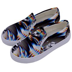 Rainbow Assault Kids  Canvas Slip Ons by MRNStudios