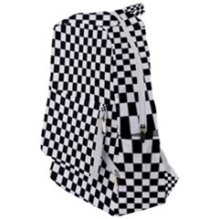 Illusion Checkerboard Black And White Pattern Travelers  Backpack by Nexatart