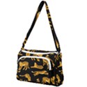 Seamless-exotic-pattern-with-tigers Front Pocket Crossbody Bag View1