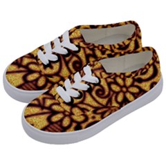 Background-pattern Kids  Classic Low Top Sneakers