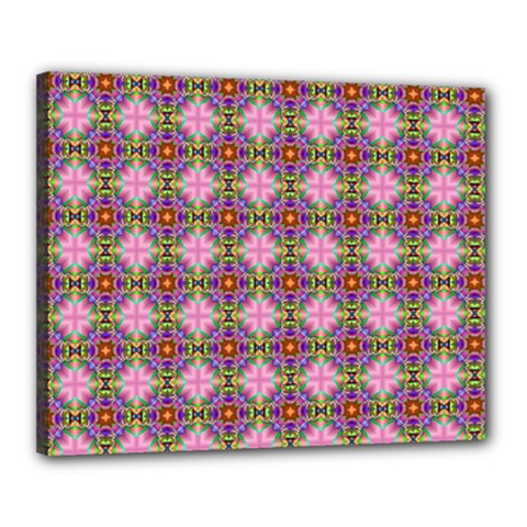 Seamless Psychedelic Pattern Canvas 20  X 16  (stretched)