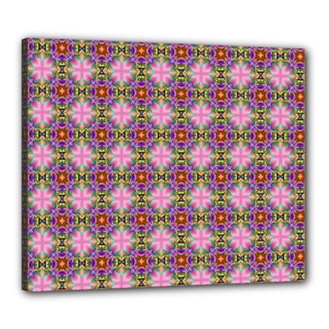 Seamless Psychedelic Pattern Canvas 24  X 20  (stretched) by Jancukart