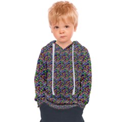 Seamless Prismatic Geometric Pattern With Background Kids  Overhead Hoodie