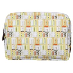 Abstract-pattern Make Up Pouch (medium)