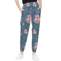 Vintage Flowers Pattern Tapered Pants