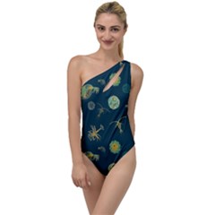 Plankton Pattern- To One Side Swimsuit