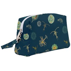 Plankton Pattern- Wristlet Pouch Bag (large)