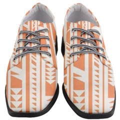 Tribal-pattern Women Heeled Oxford Shoes by Jancukart