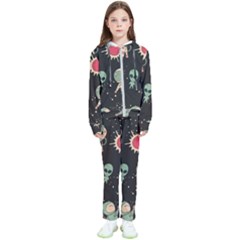 Space Pattern Cartoon Kids  Tracksuit