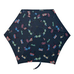 Bra Set Pattern Mini Folding Umbrellas by Jancukart