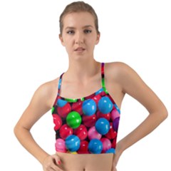 Bubble Gum Mini Tank Bikini Top by artworkshop