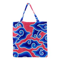 Batik Megamendung Grocery Tote Bag by artworkshop